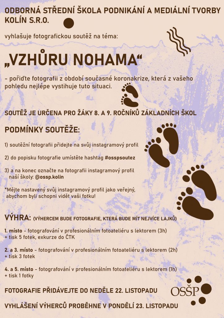 vzhuru nohama plakat zs