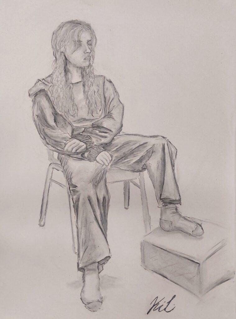Kristyna Pazderova figura kresba