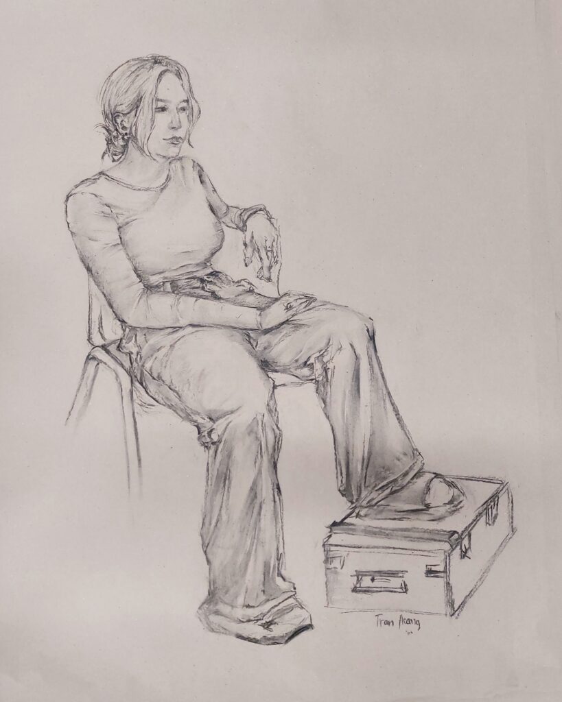 Tran Hoang Dieu Huong figura kresba 2